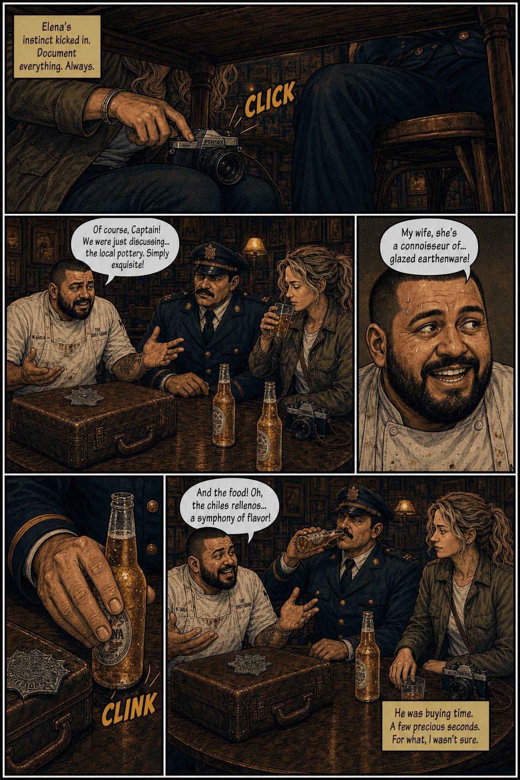 The First Dance, page 2 of 8, Comic Book style
