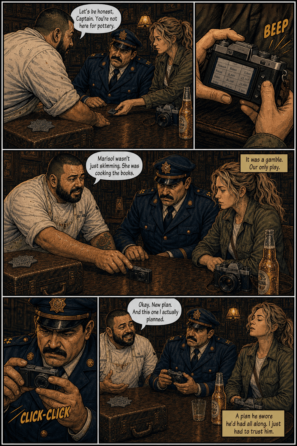 The First Dance, page 3 of 8, Comic Book style