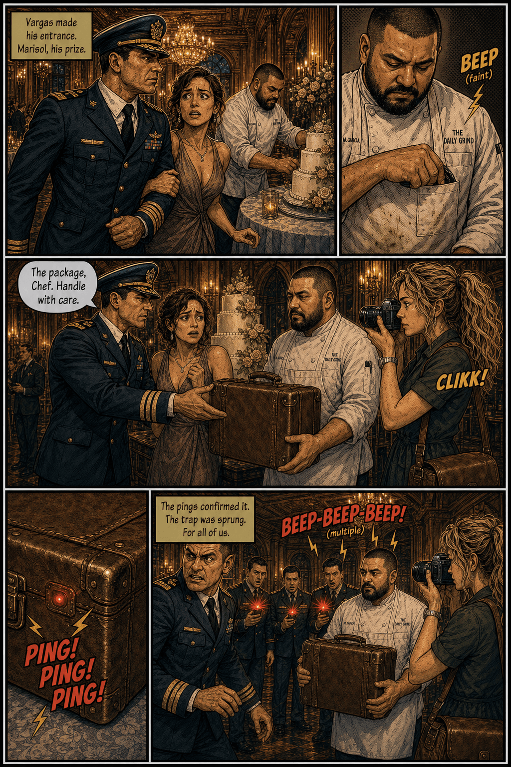 The First Dance, page 6 of 8, Comic Book style
