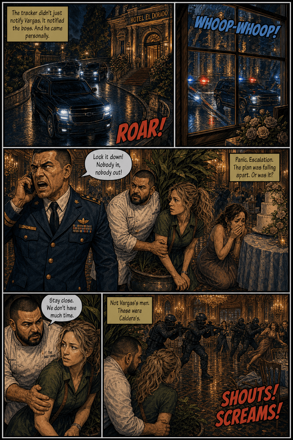 The First Dance, page 7 of 8, Comic Book style
