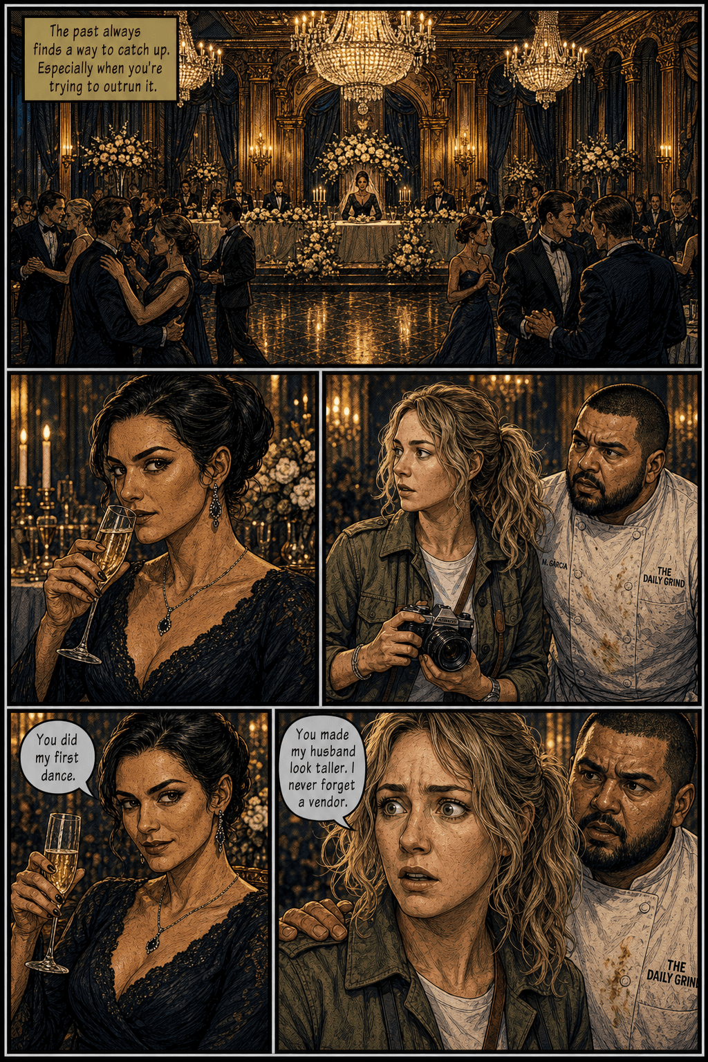 Something Borrowed, page 1 of 9, Comic Book style