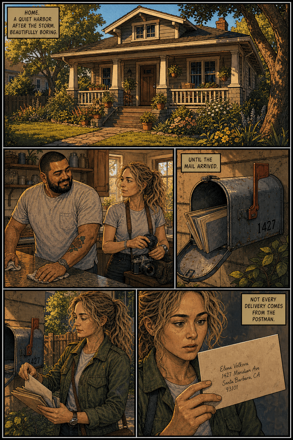 Something Borrowed, page 8 of 9, Comic Book style