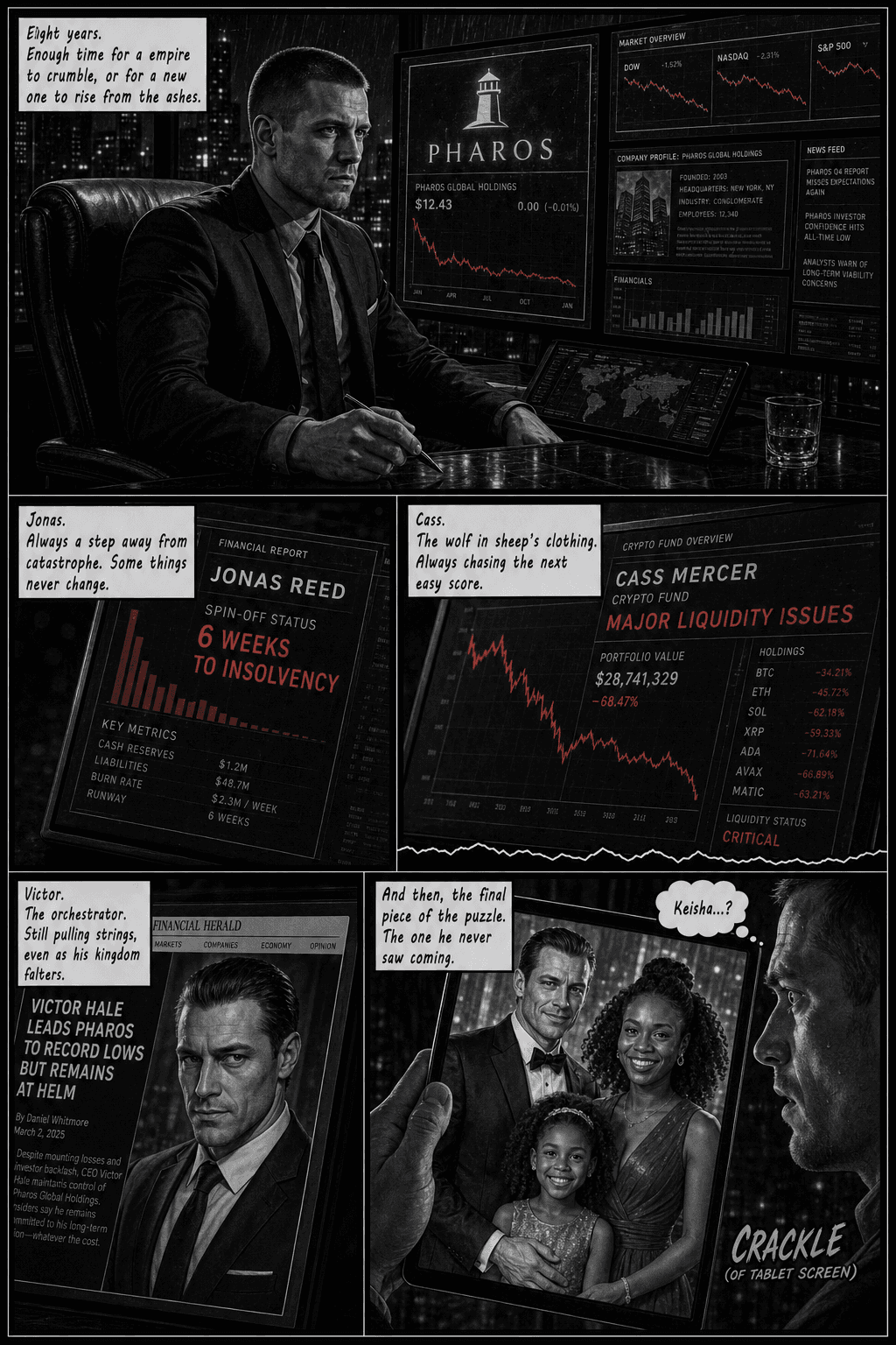 Prisoner 4708, page 7 of 9, Noir style