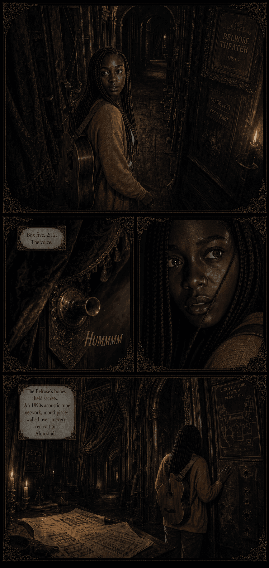 The Price, page 1 of 8, Velvet Gothic style