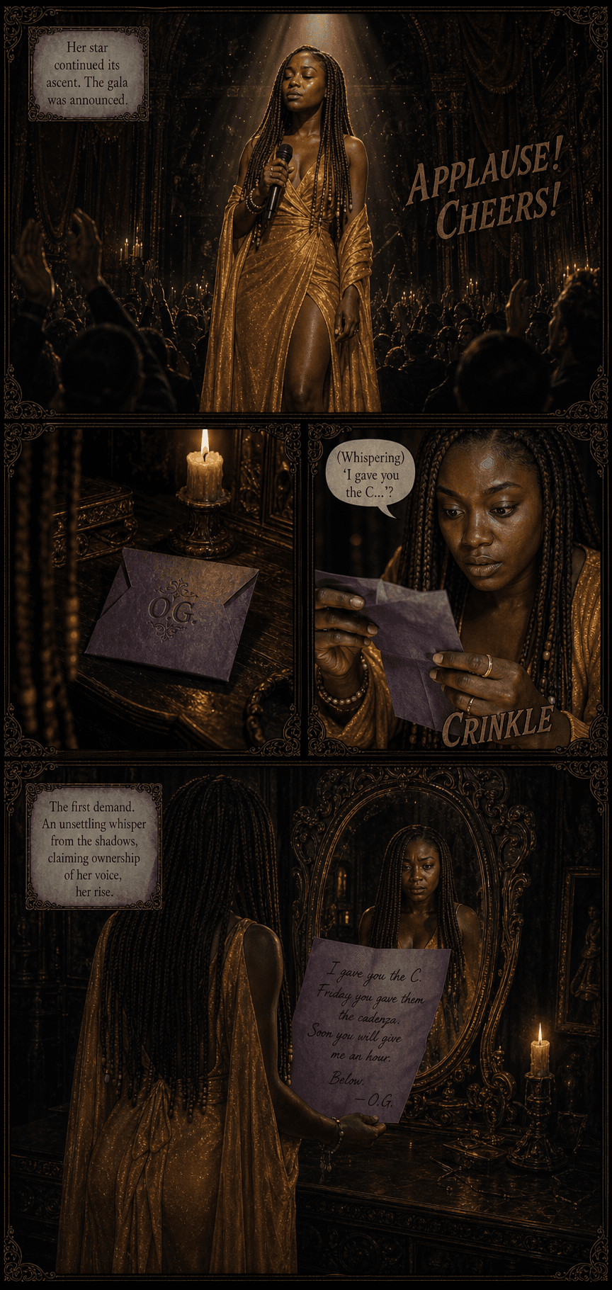 The Price, page 3 of 8, Velvet Gothic style