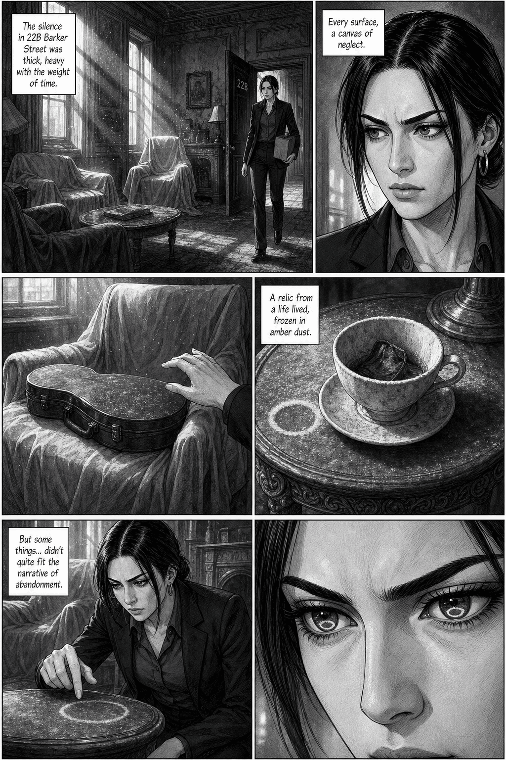 The Wall, page 2 of 9, Manga style