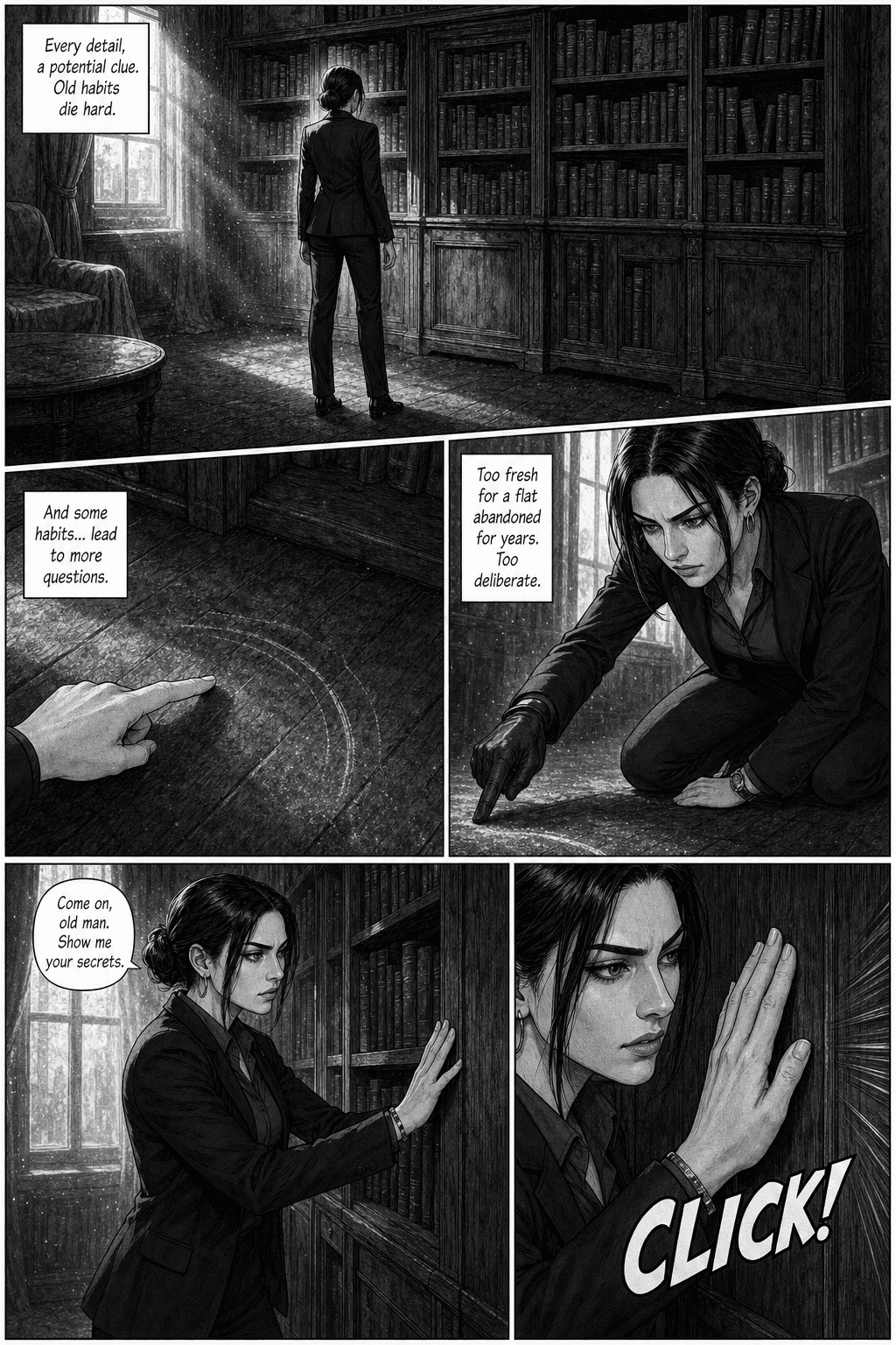 The Wall, page 3 of 9, Manga style