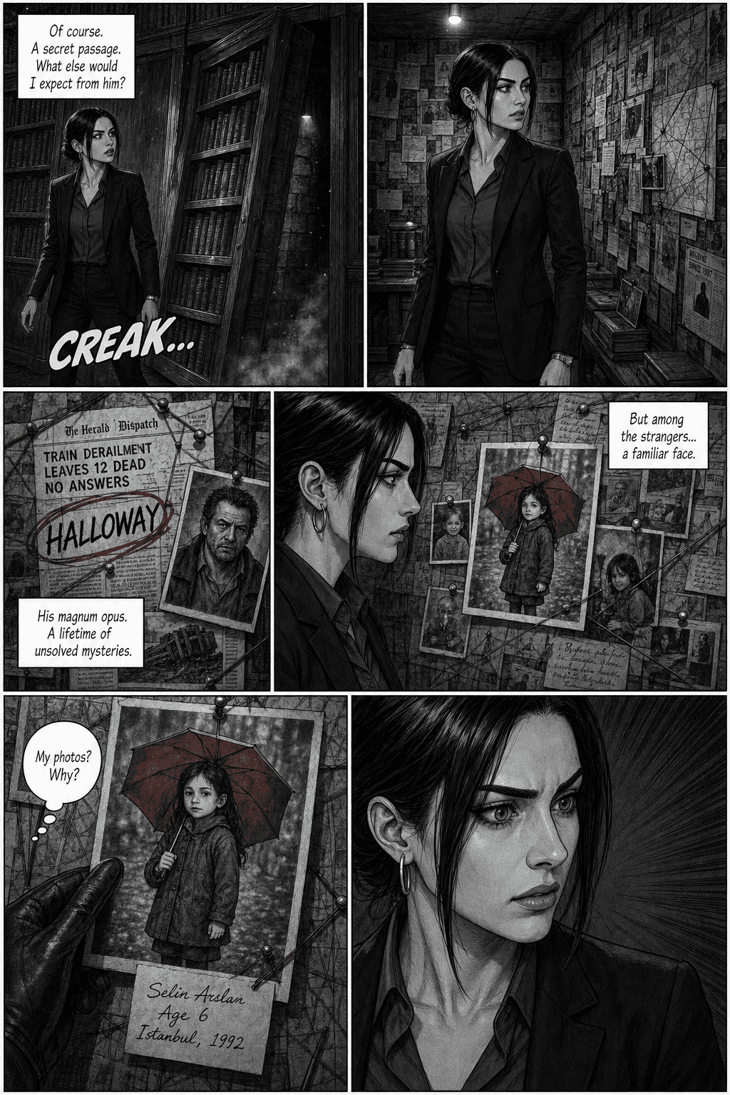 The Wall, page 4 of 9, Manga style