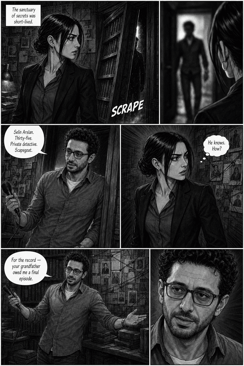The Wall, page 5 of 9, Manga style