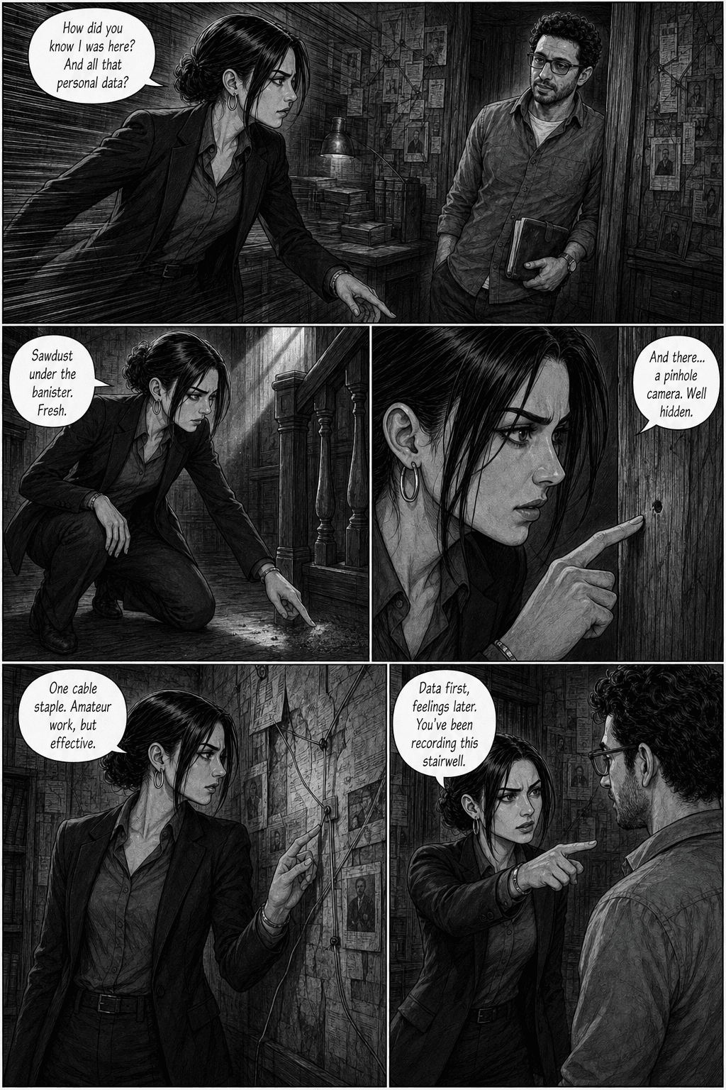 The Wall, page 6 of 9, Manga style