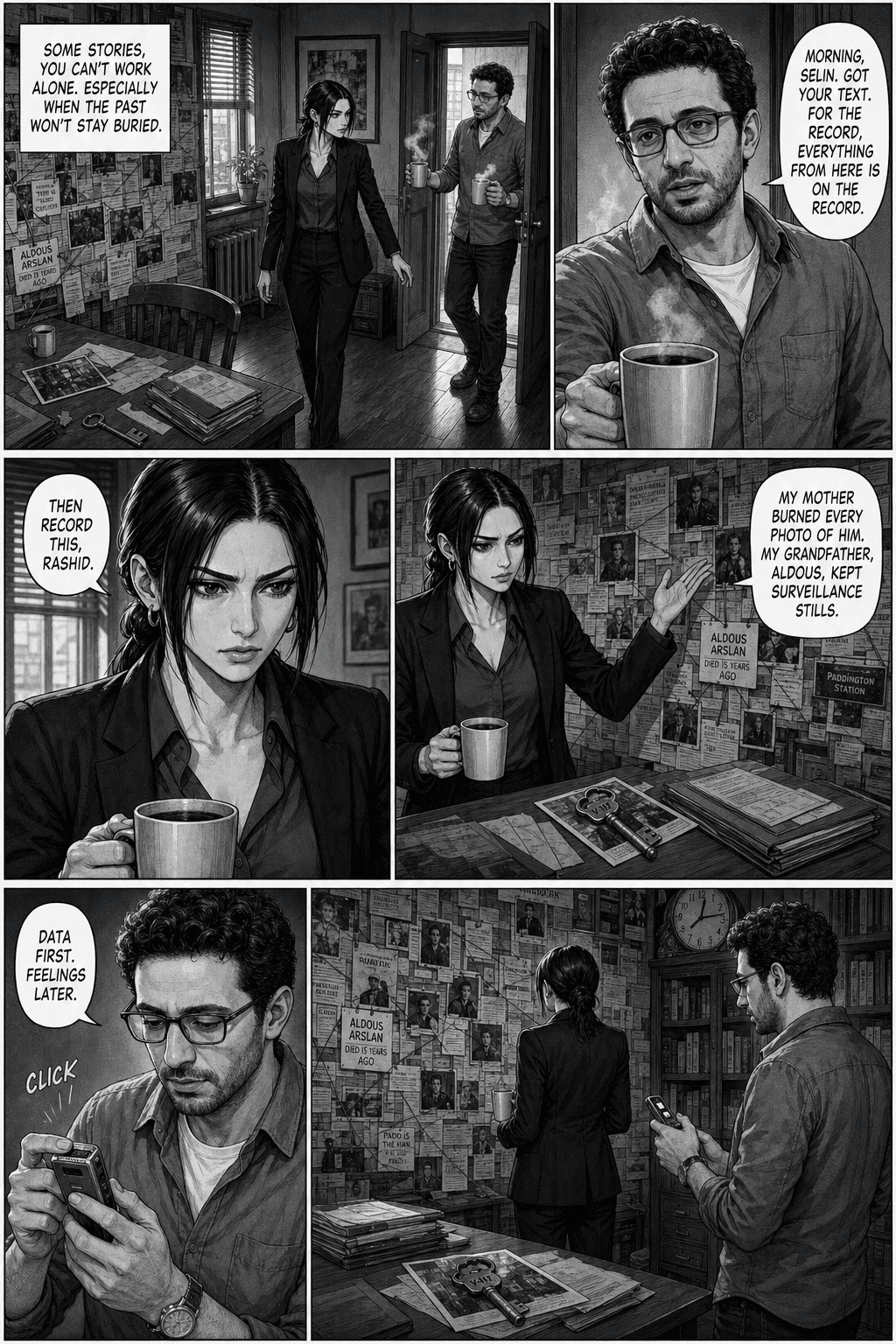 The 4:19, page 2 of 8, Manga style