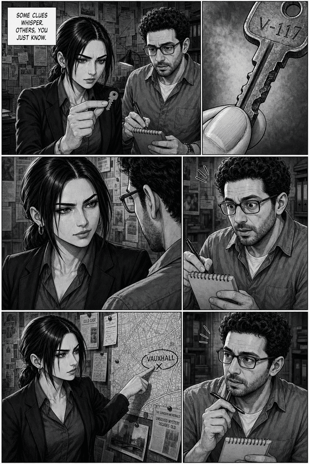 The 4:19, page 4 of 8, Manga style