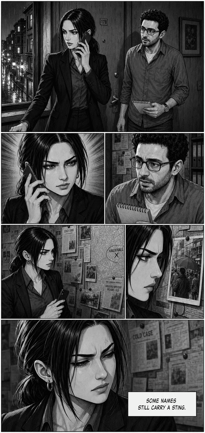 The 4:19, page 5 of 8, Manga style