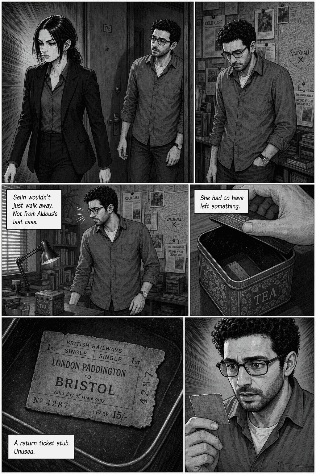 The 4:19, page 6 of 8, Manga style