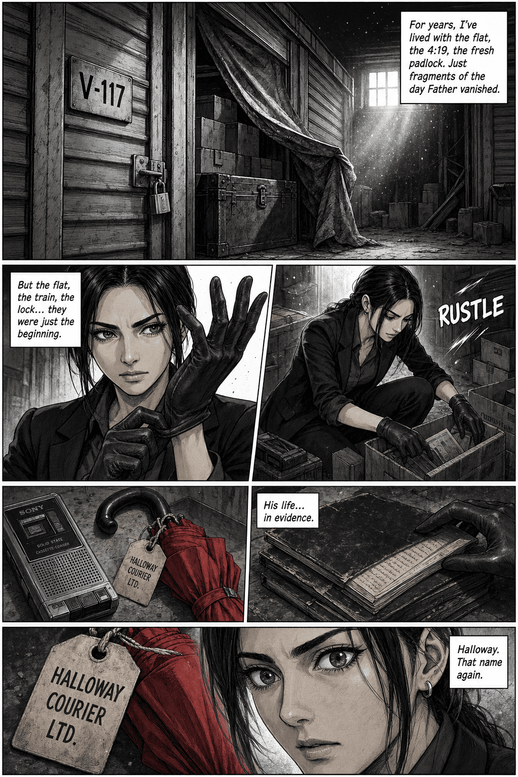 Static, page 1 of 8, Manga style