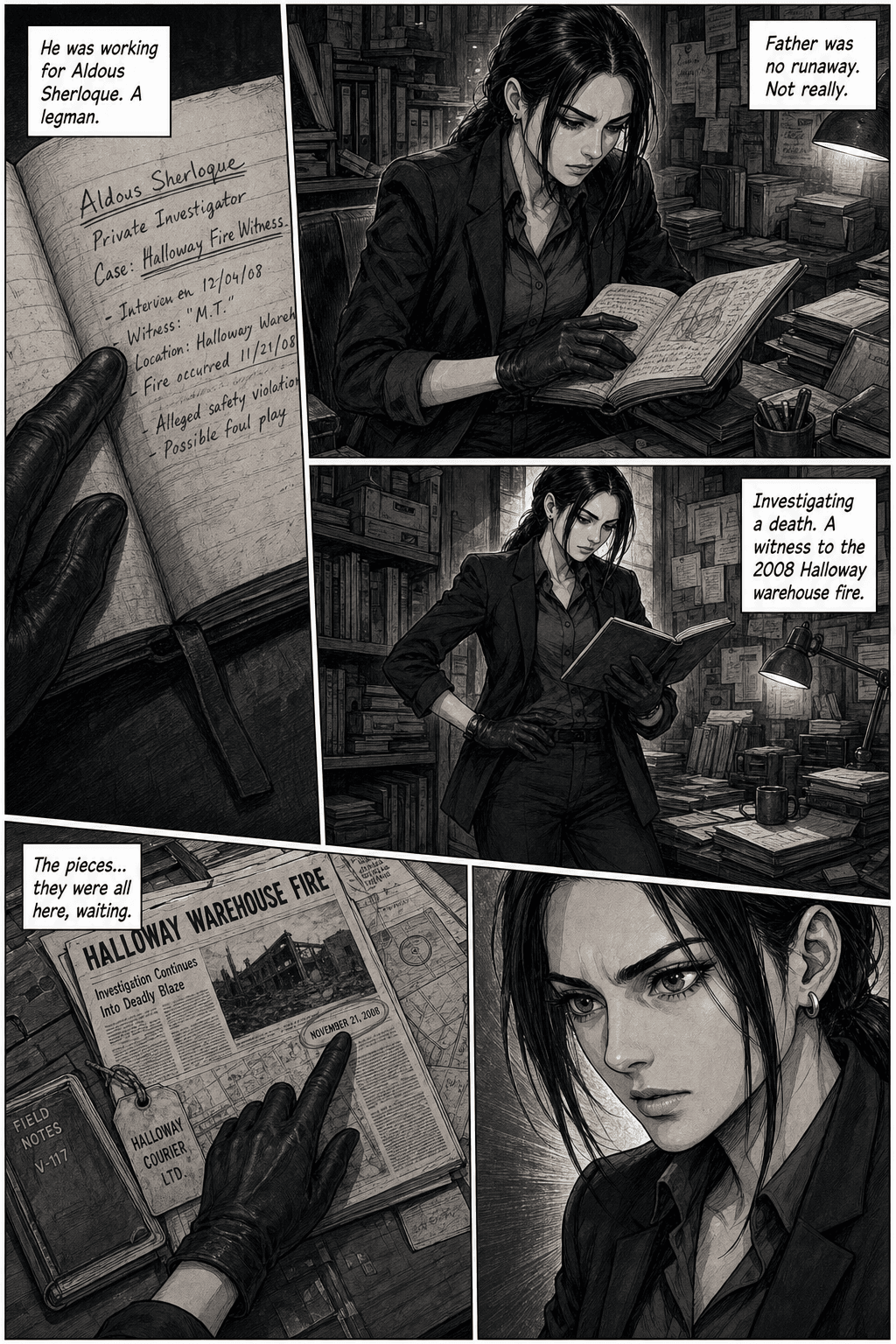 Static, page 2 of 8, Manga style