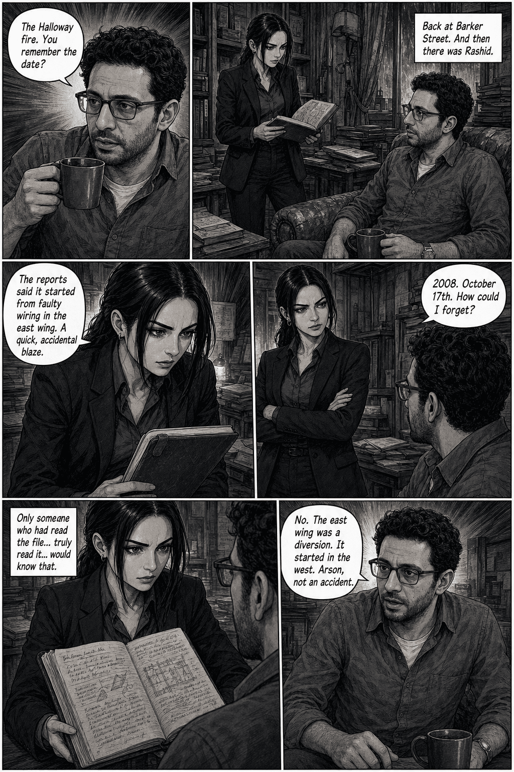 Static, page 3 of 8, Manga style