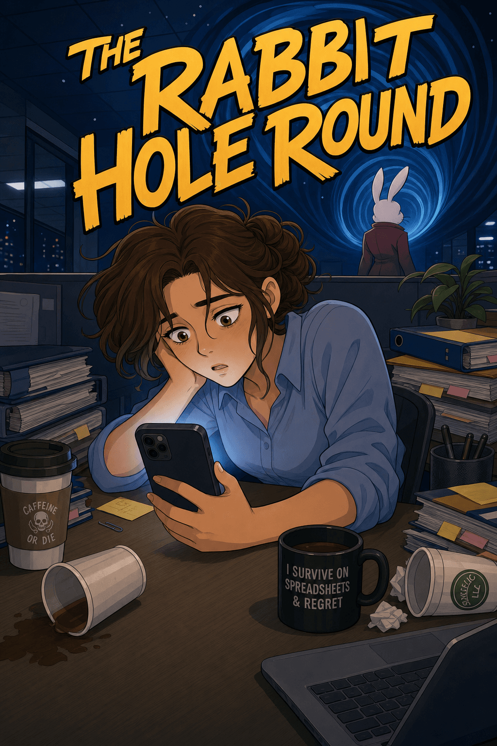 The Rabbit Hole Round, comic cover
