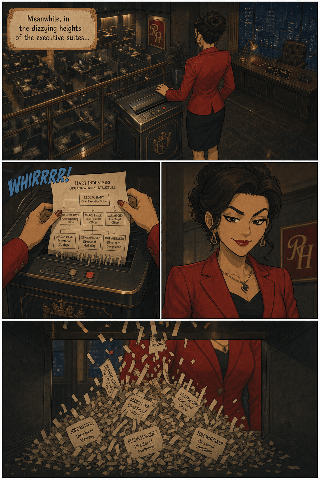 The Rabbit Hole Round, page 7 of 9, Modern Cartoon style