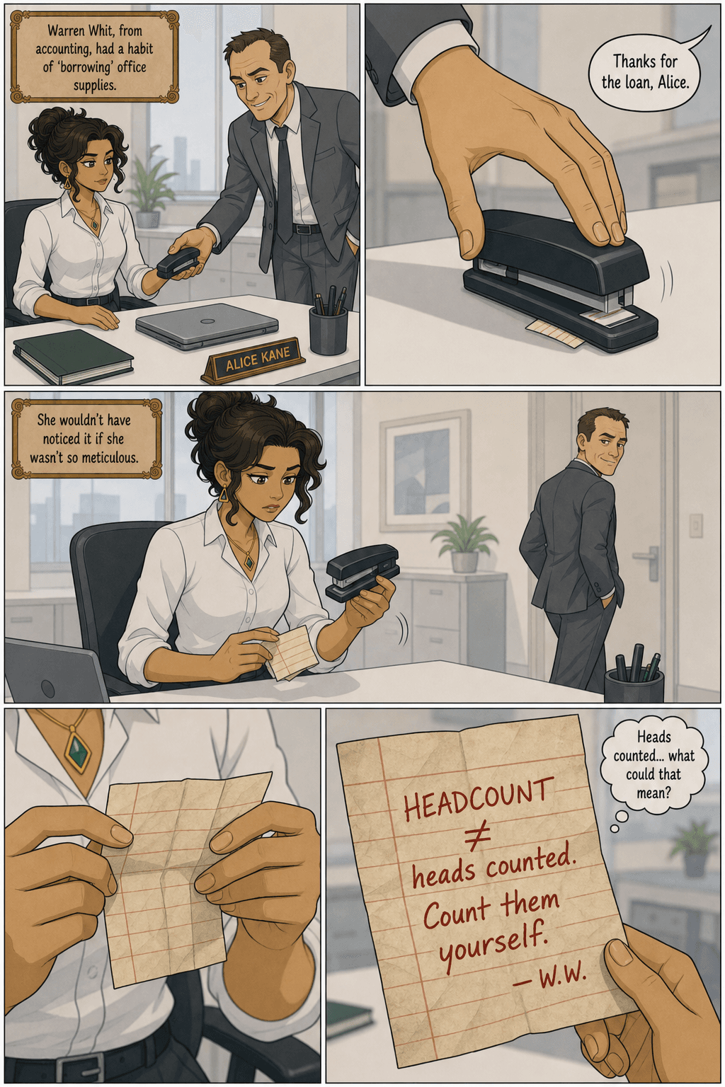 Always 9:47, page 4 of 8, Modern Cartoon style