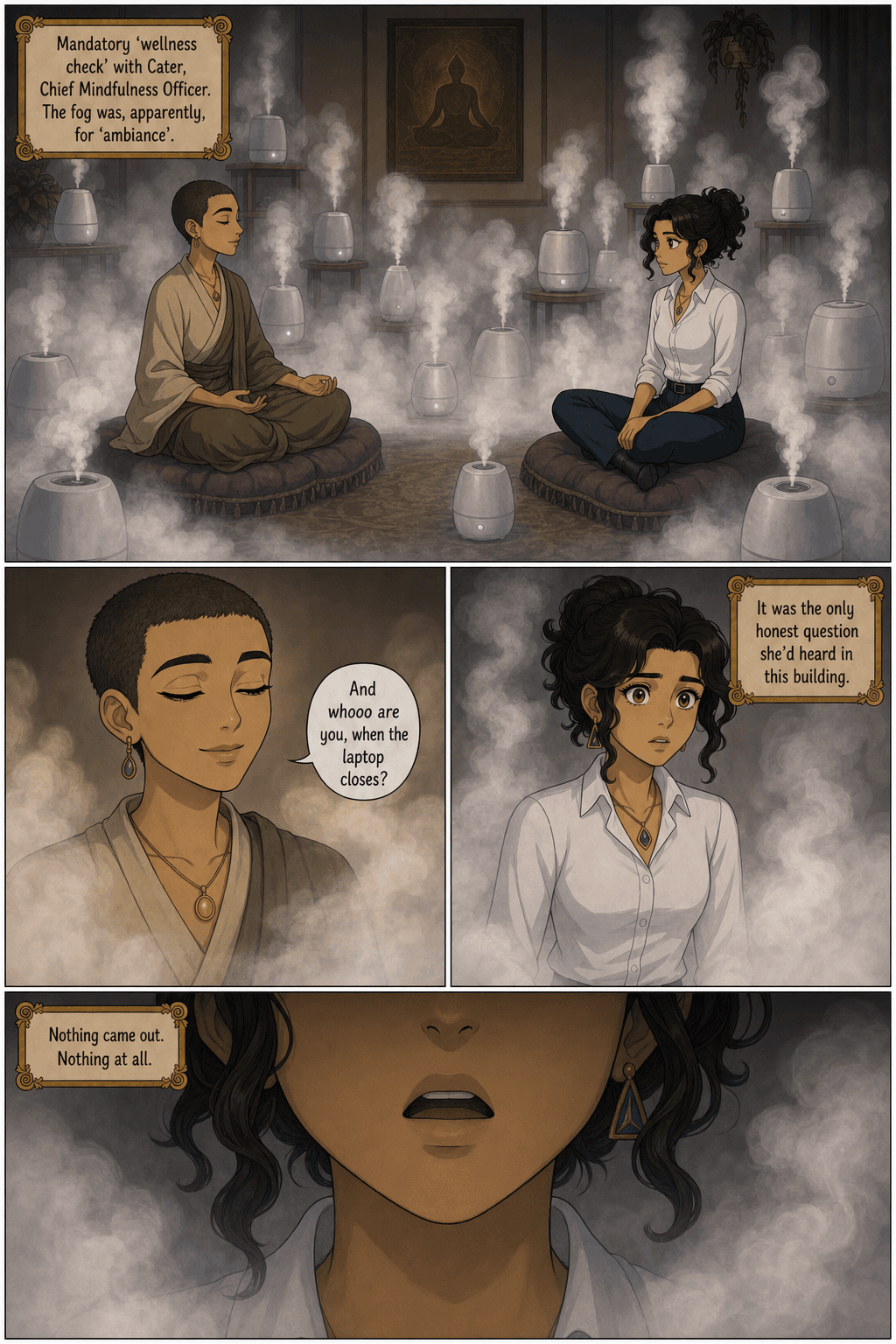 Always 9:47, page 7 of 8, Modern Cartoon style