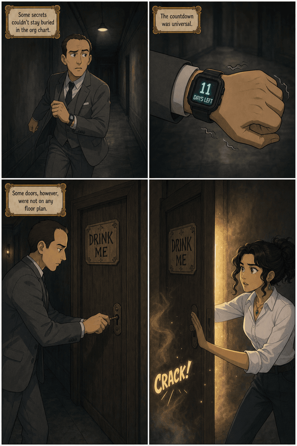 Always 9:47, page 8 of 8, Modern Cartoon style
