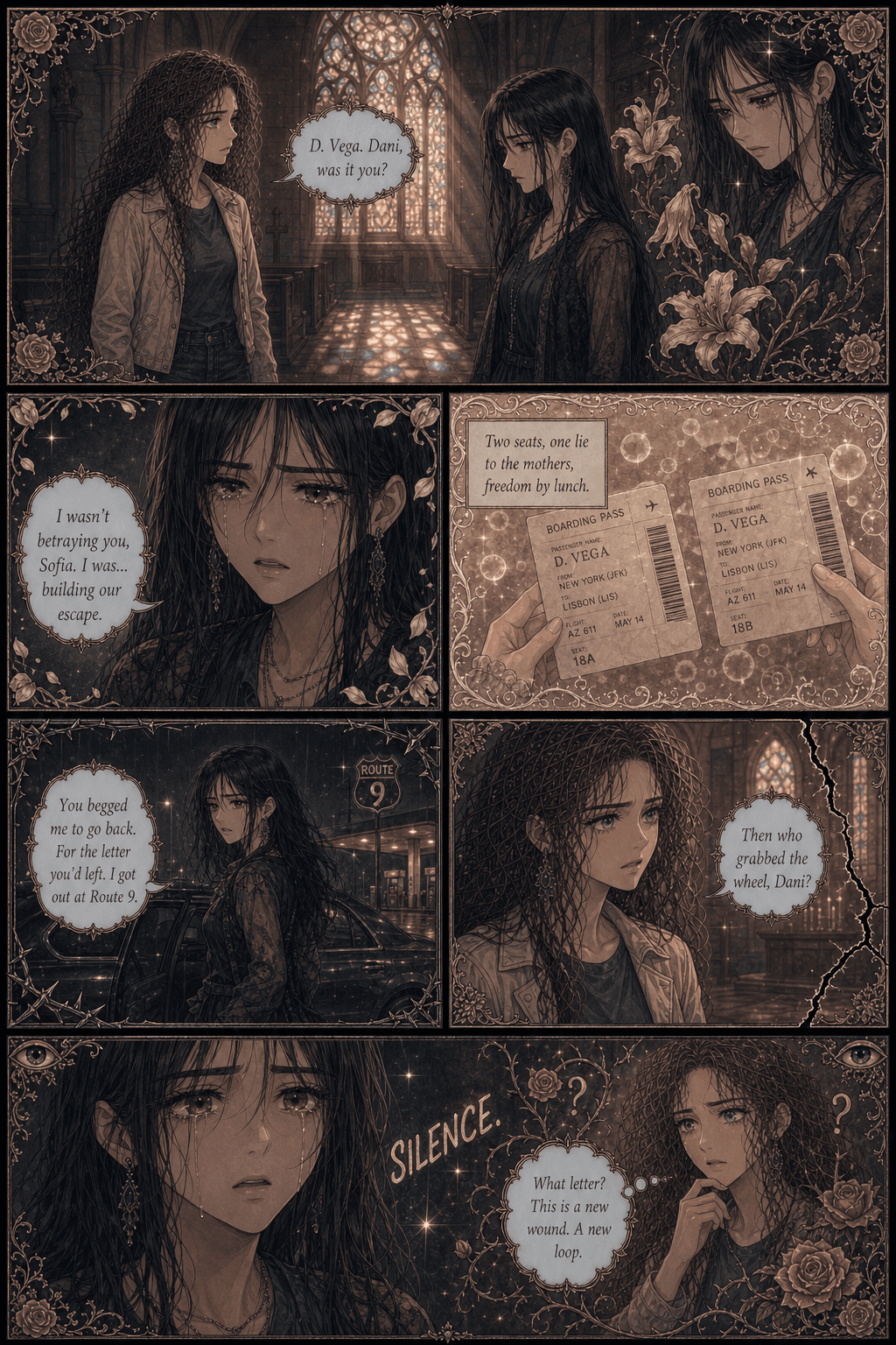The Second Passenger, page 5 of 8, Love Triangle style