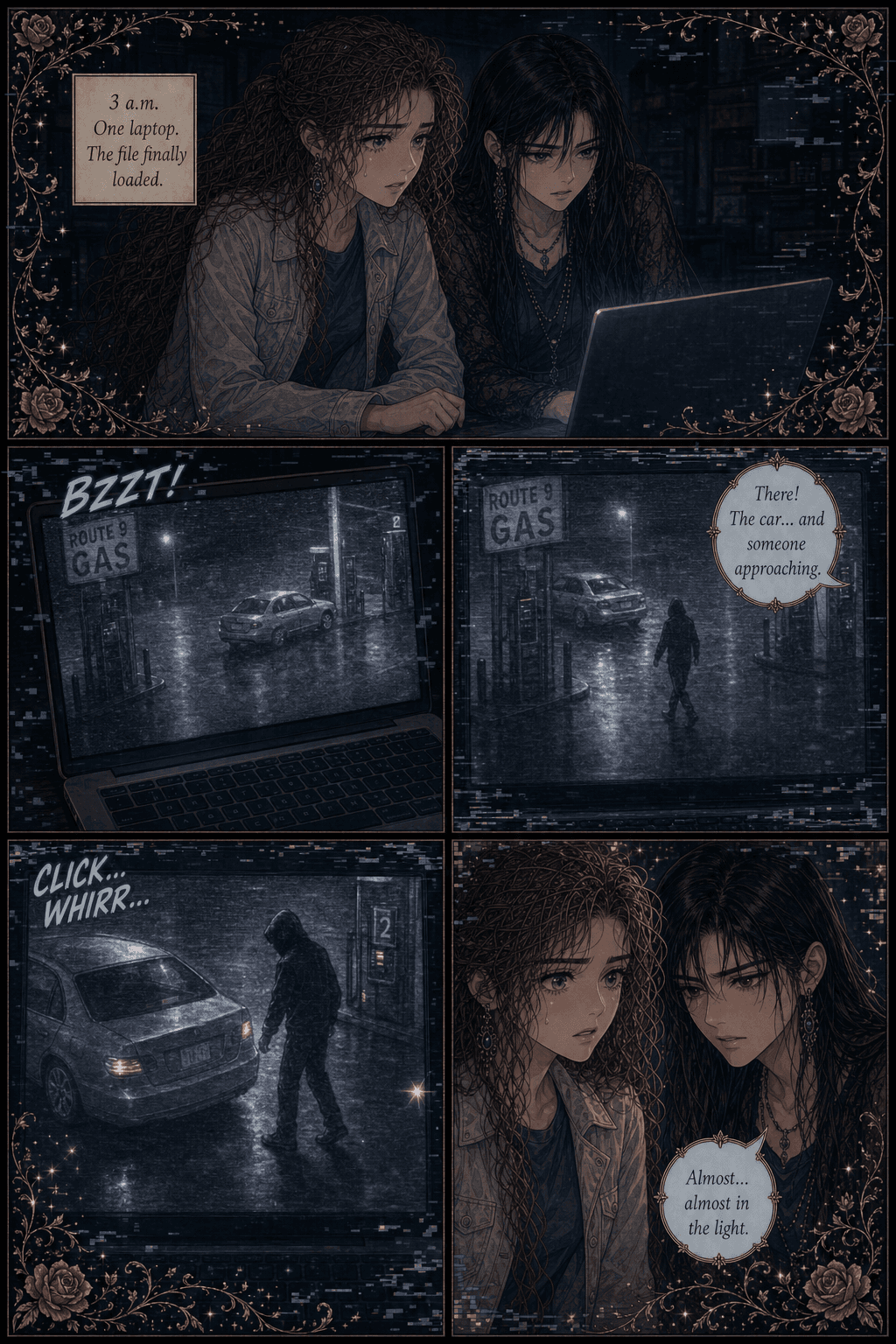 The Second Passenger, page 7 of 8, Love Triangle style