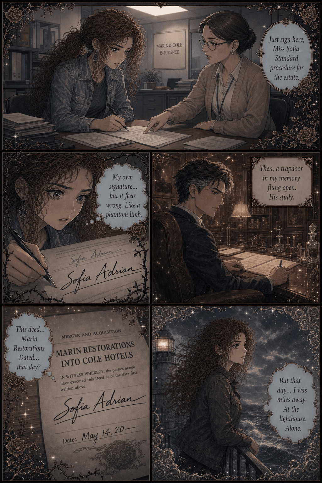The Forged Bride, page 2 of 8, Love Triangle style