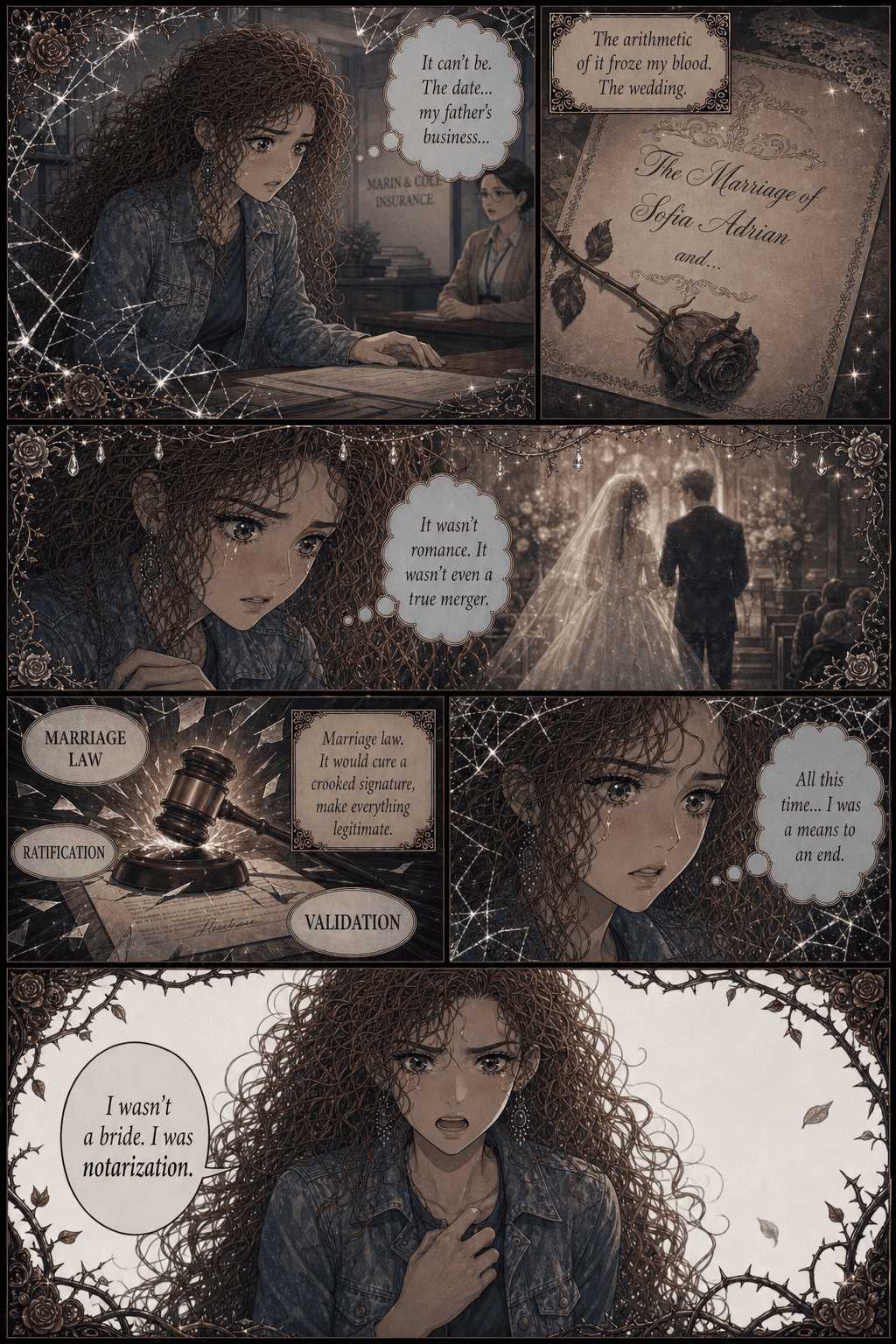 The Forged Bride, page 3 of 8, Love Triangle style