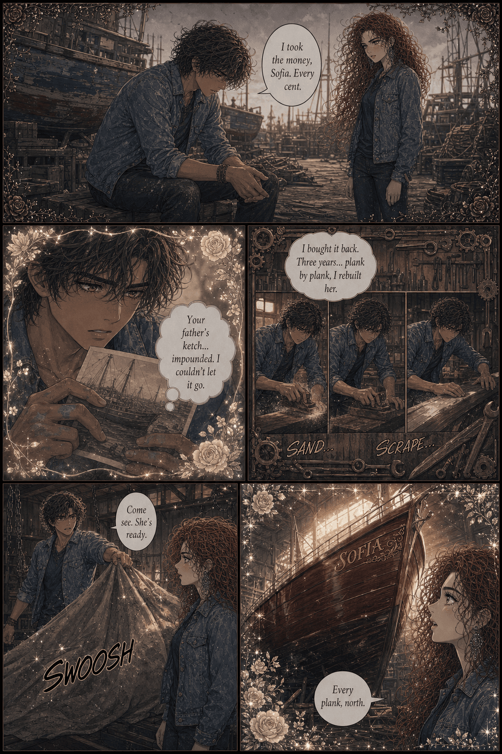 The Forged Bride, page 5 of 8, Love Triangle style