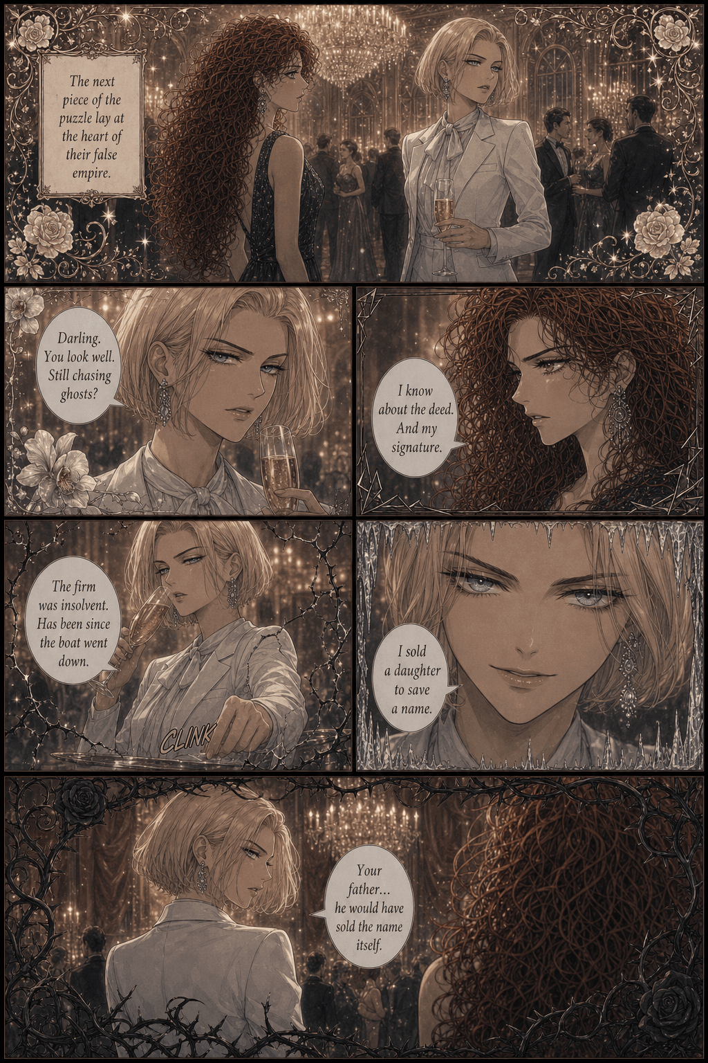 The Forged Bride, page 6 of 8, Love Triangle style