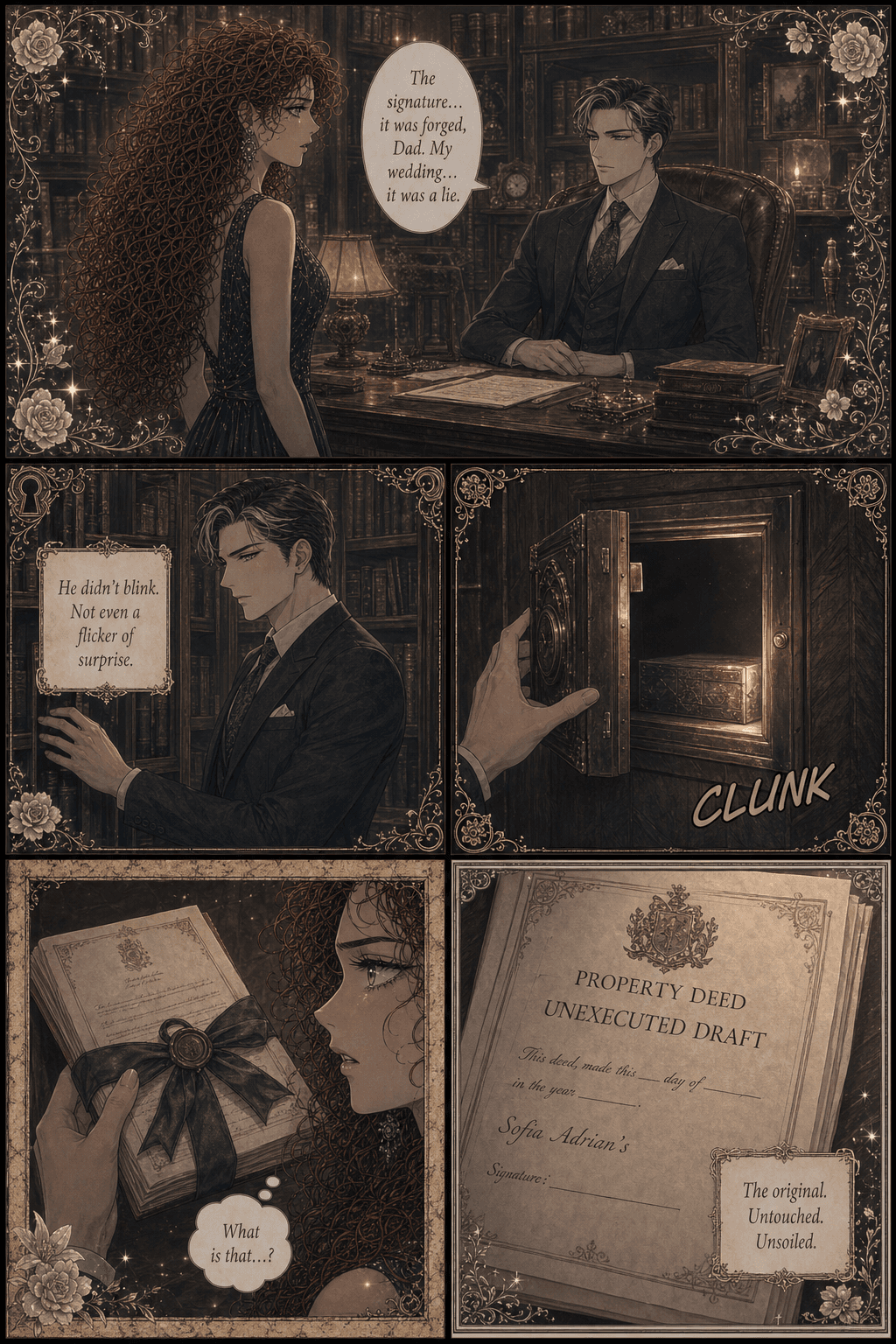 The Forged Bride, page 7 of 8, Love Triangle style