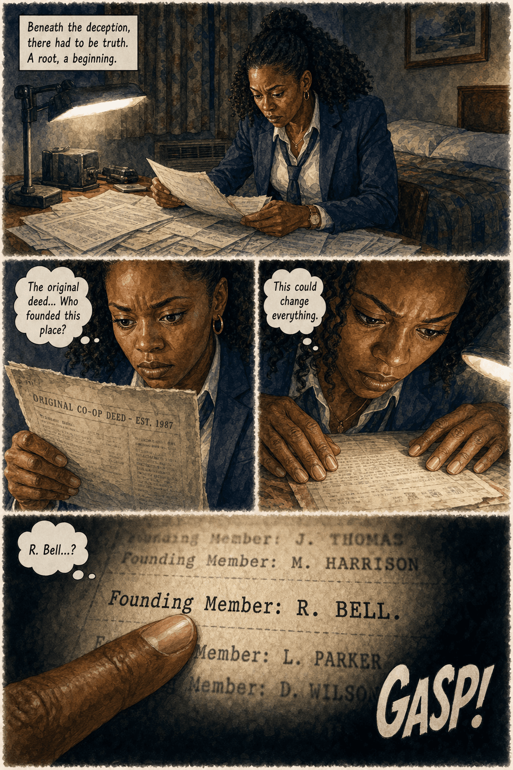 The Blossom, page 8 of 8, Watercolor style