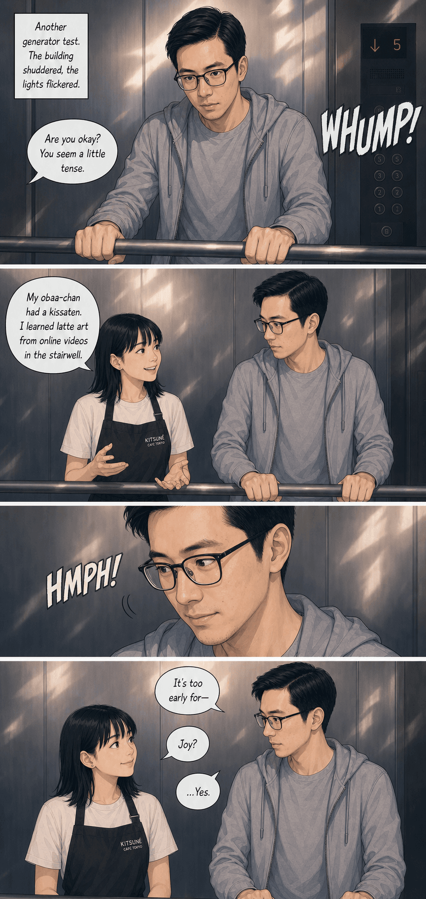 The 7:04 Problem, page 4 of 8, Webtoon style