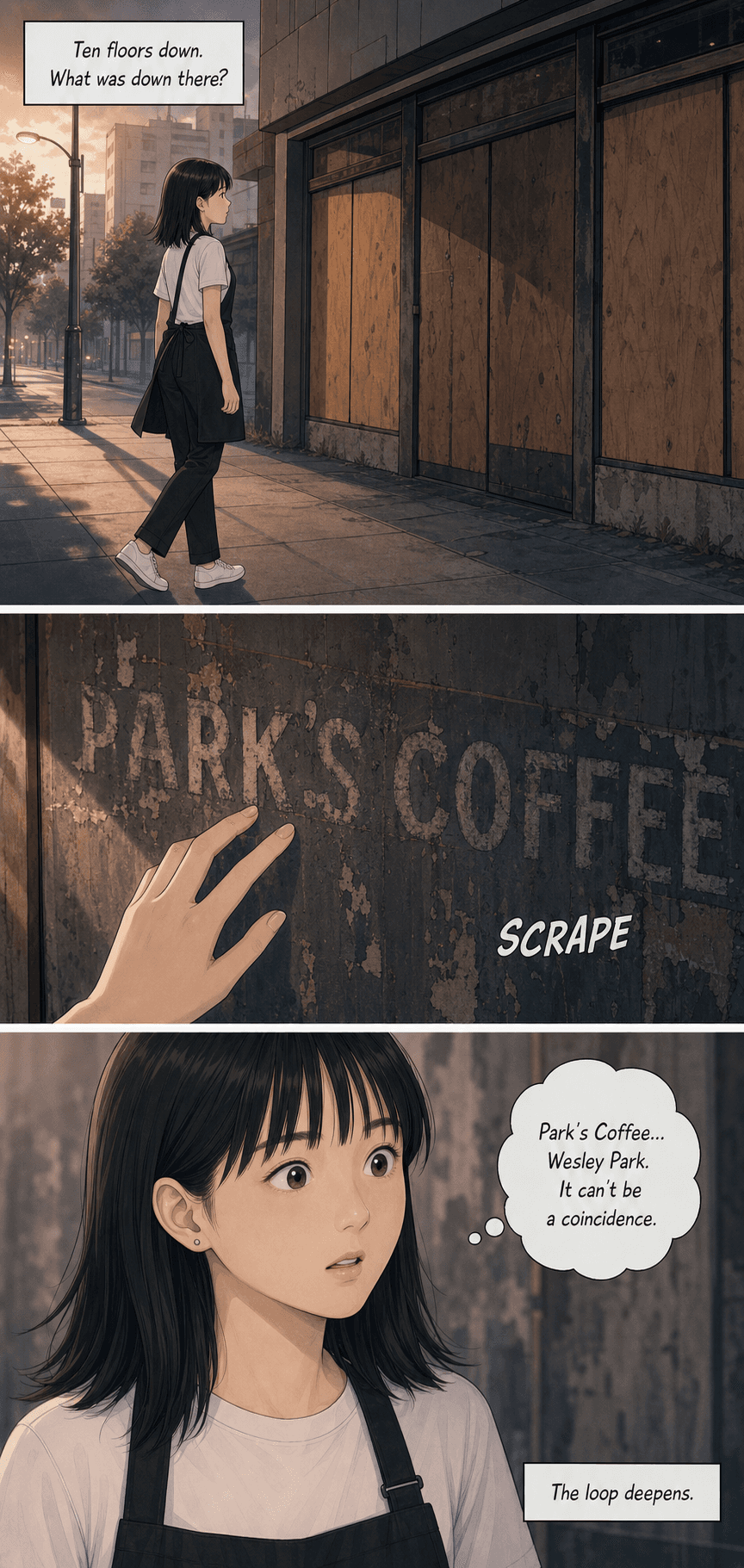 The 7:04 Problem, page 6 of 8, Webtoon style