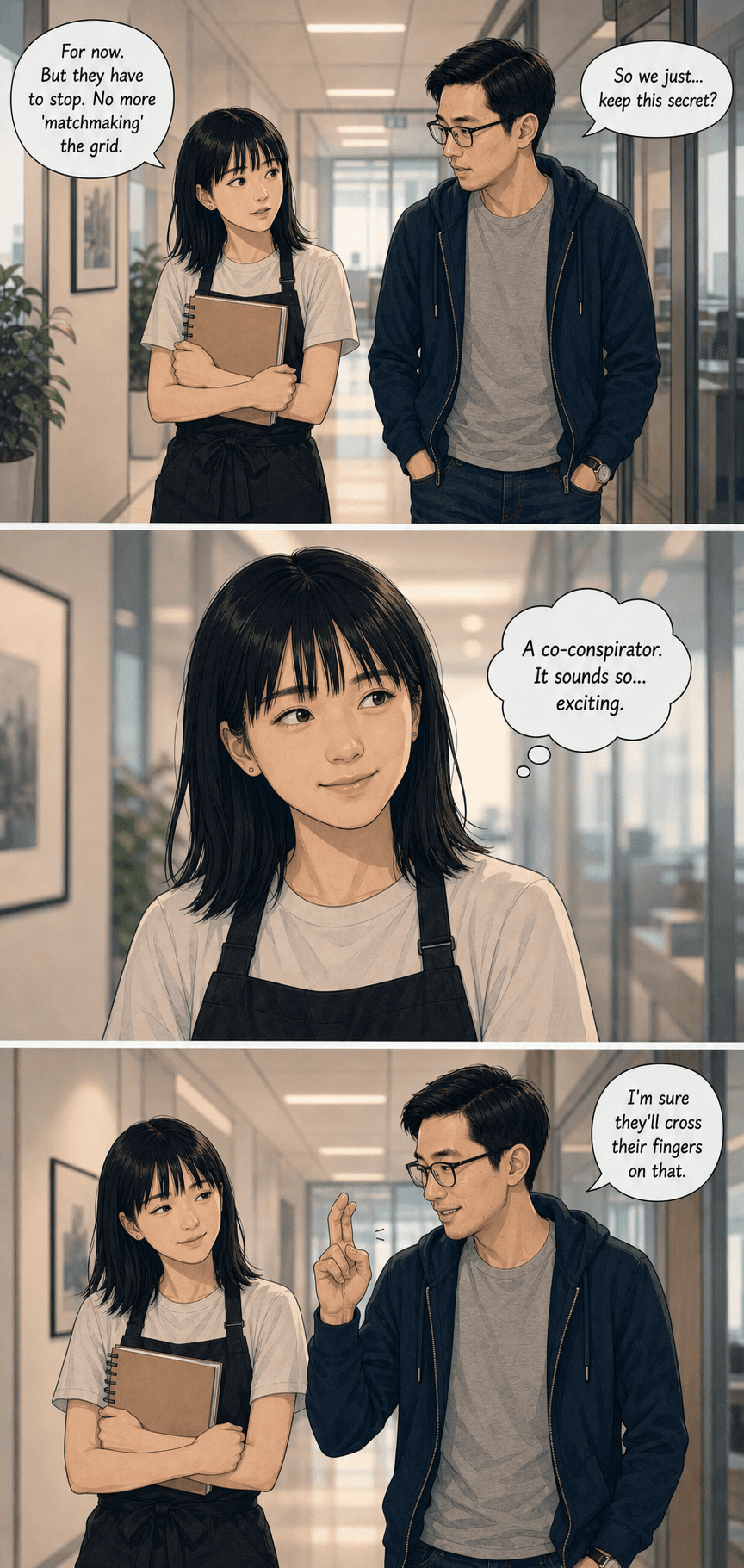 The Matchmaker, page 3 of 8, Webtoon style