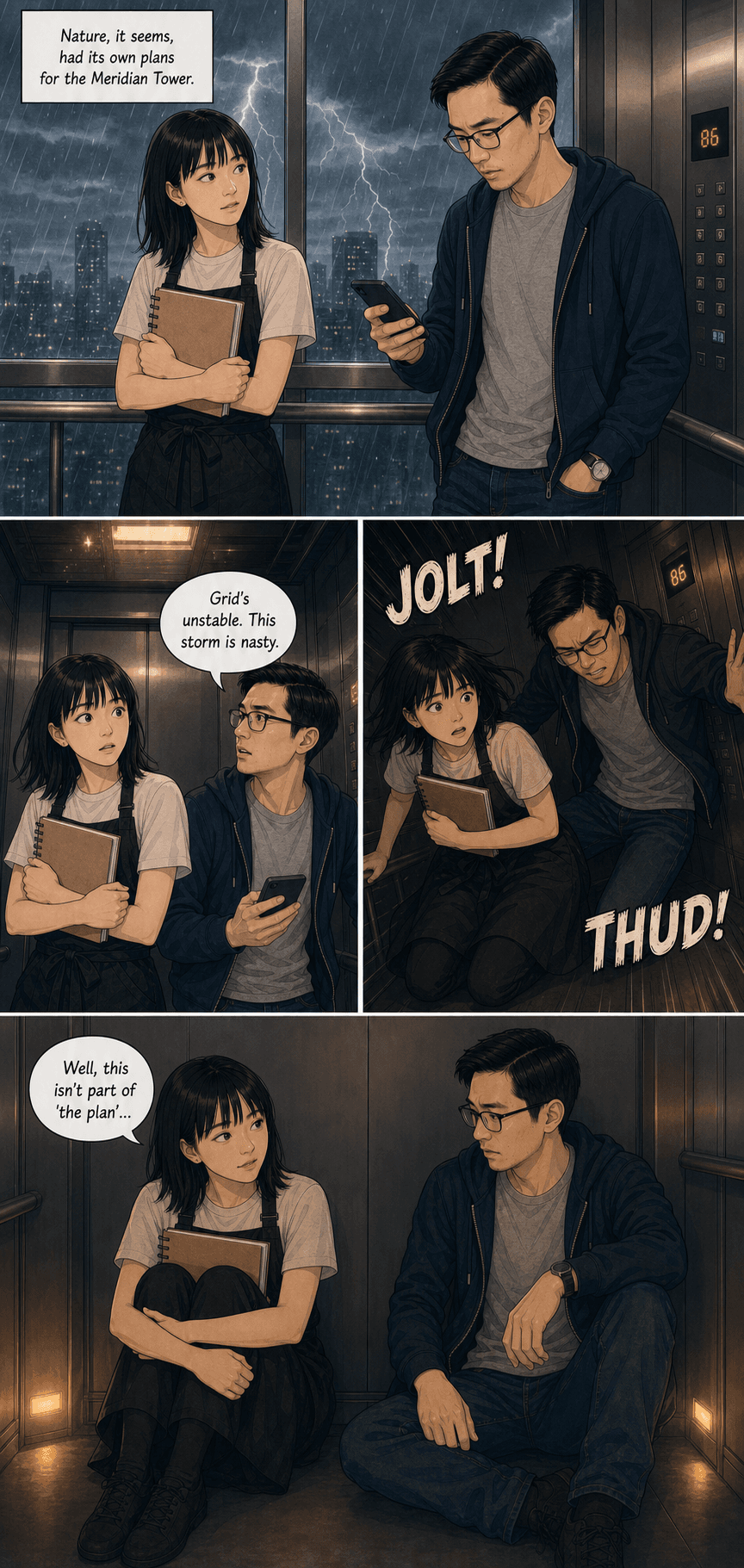 The Matchmaker, page 4 of 8, Webtoon style