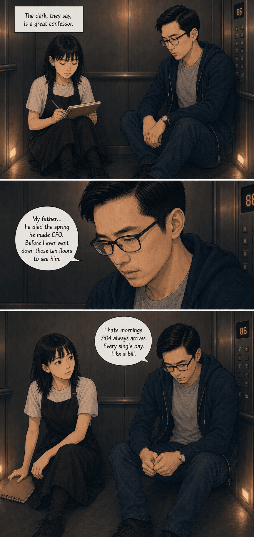 The Matchmaker, page 5 of 8, Webtoon style