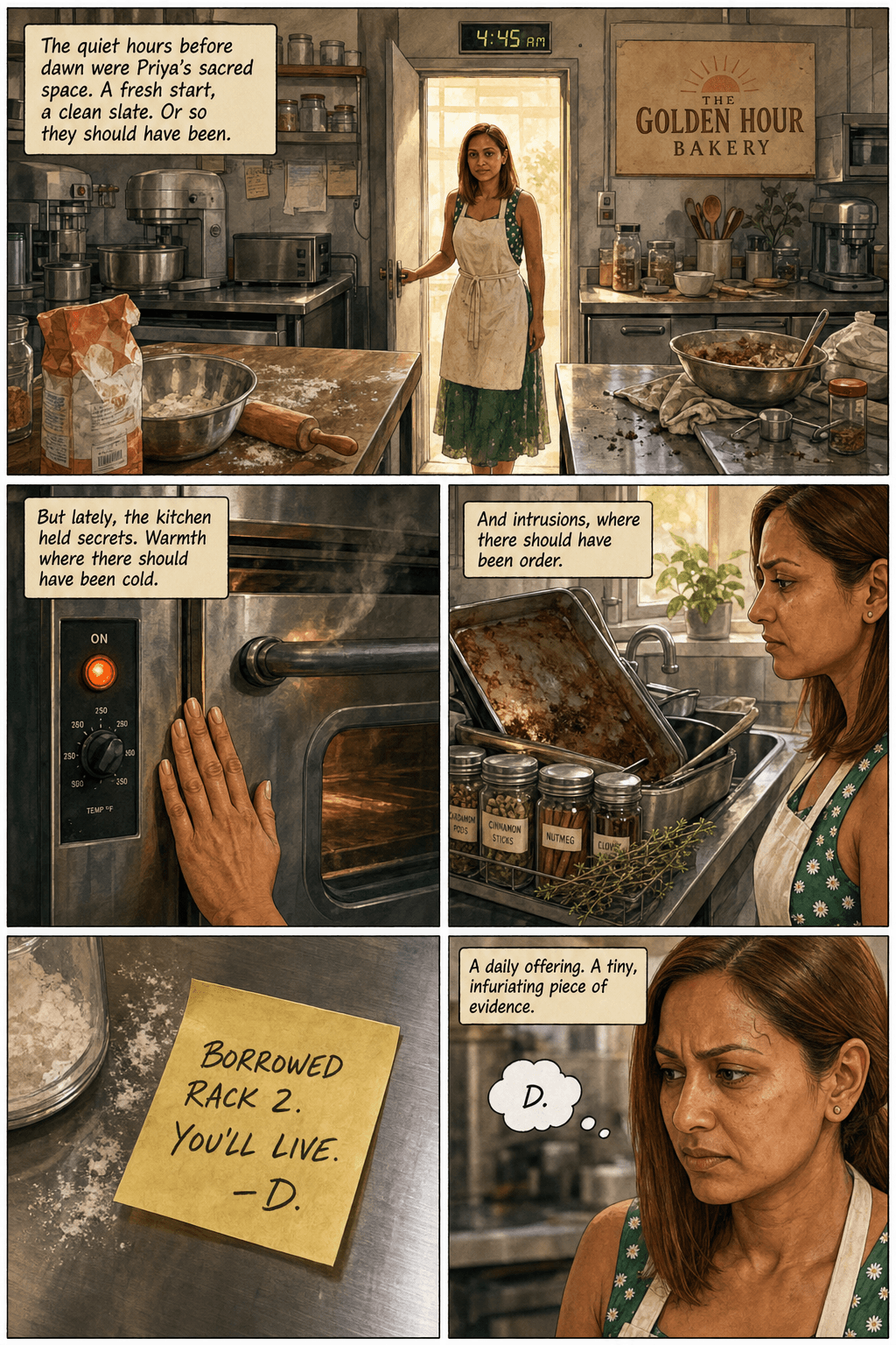 The Oven Accords, page 1 of 9, Slice of Life style
