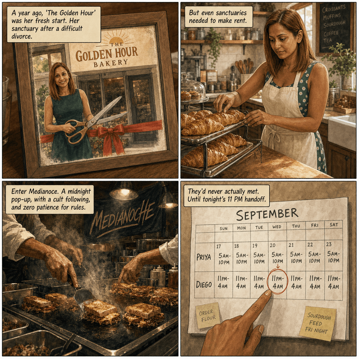 The Oven Accords, page 2 of 9, Slice of Life style