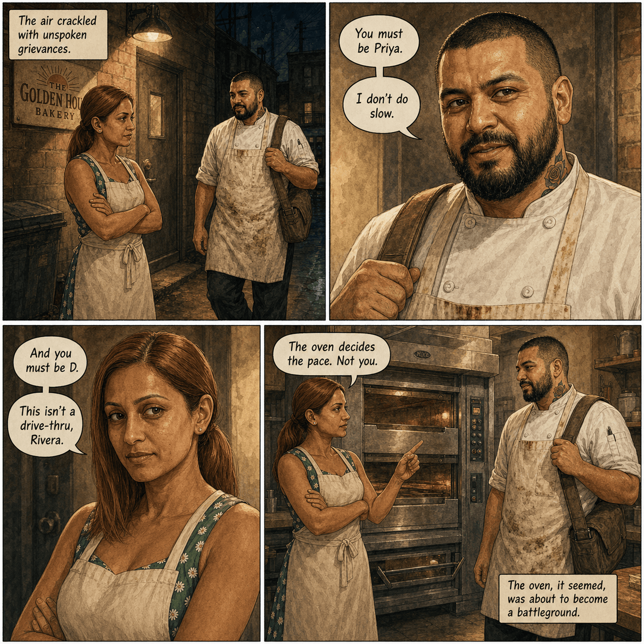 The Oven Accords, page 3 of 9, Slice of Life style