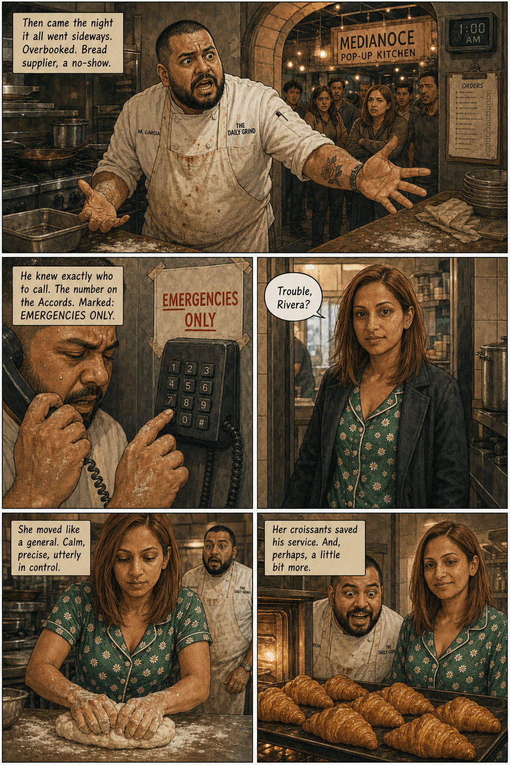 The Oven Accords, page 5 of 9, Slice of Life style