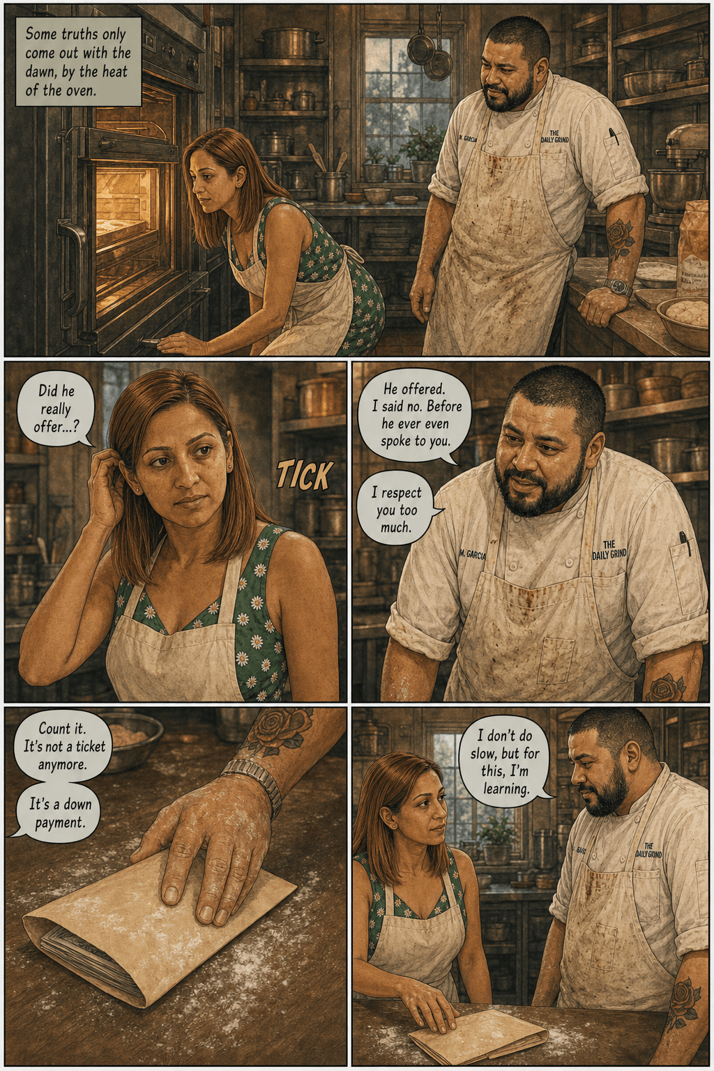Golden Hour, page 3 of 9, Slice of Life style