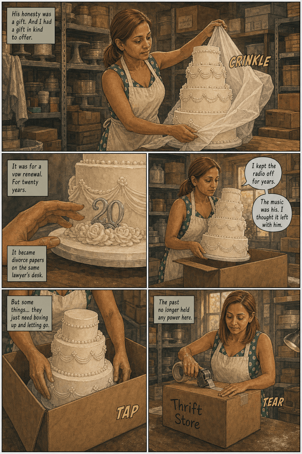 Golden Hour, page 4 of 9, Slice of Life style