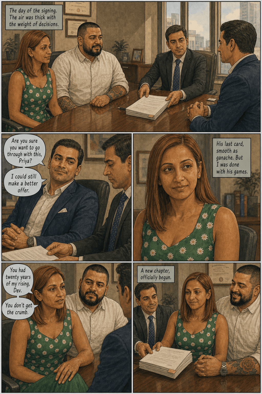Golden Hour, page 6 of 9, Slice of Life style