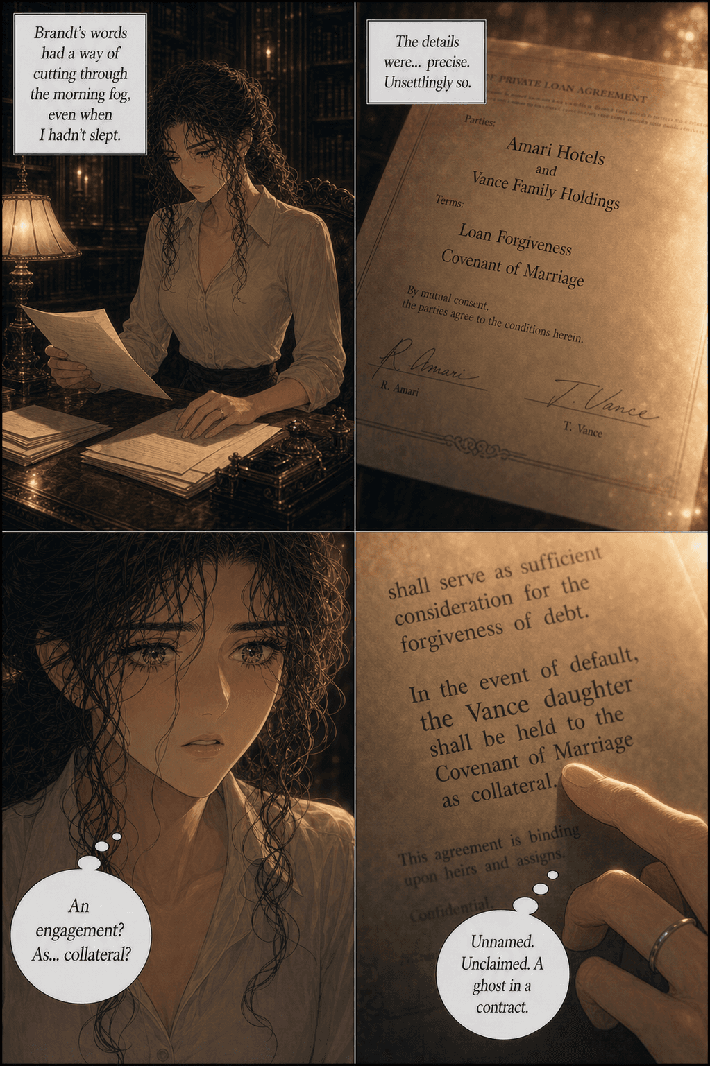 The Wine List, page 2 of 8, Romance Webtoon style