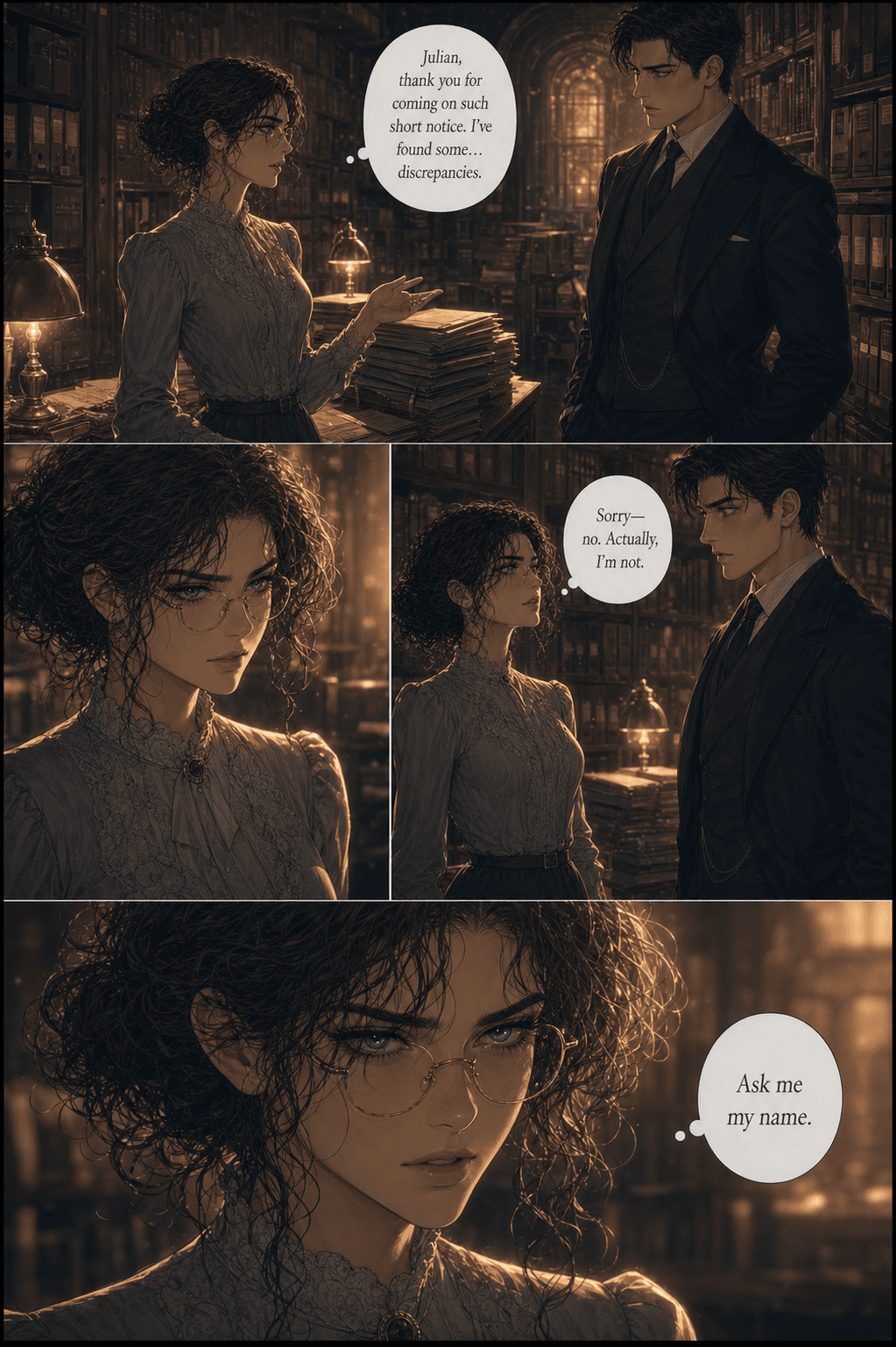 The Brother, page 3 of 8, Romance Webtoon style