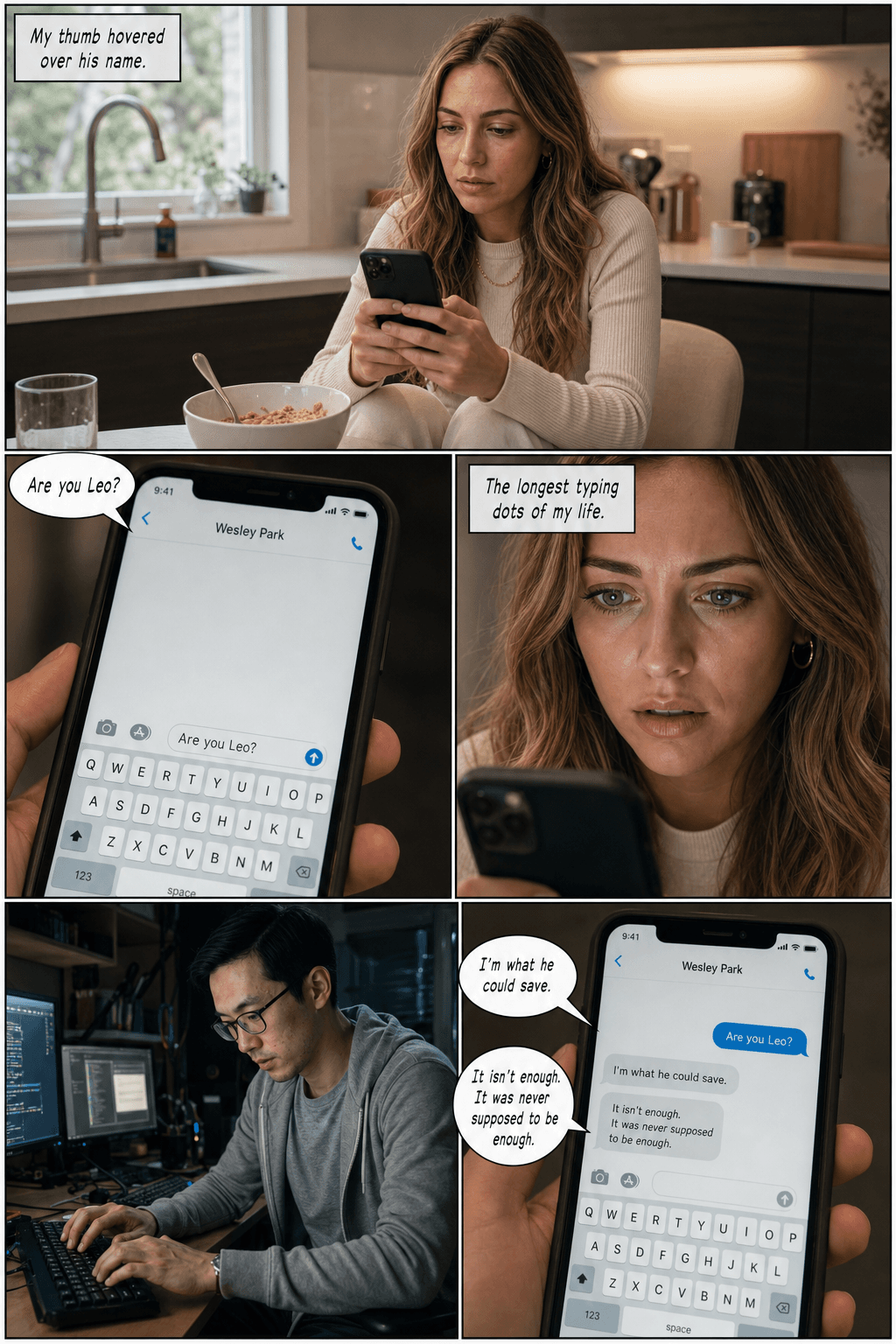 The Voicemail, page 5 of 8, Realism 2.0 style