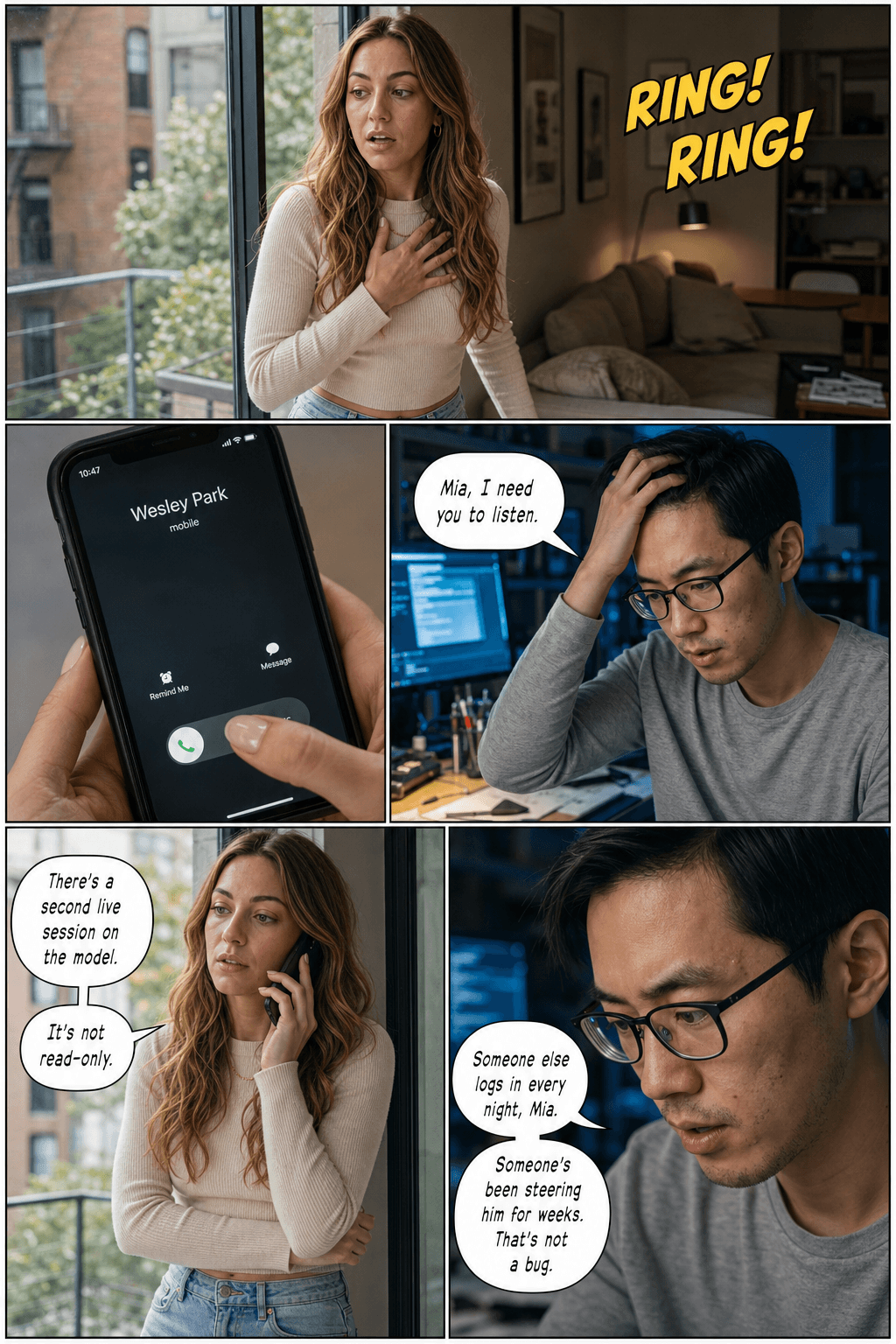The Voicemail, page 6 of 8, Realism 2.0 style